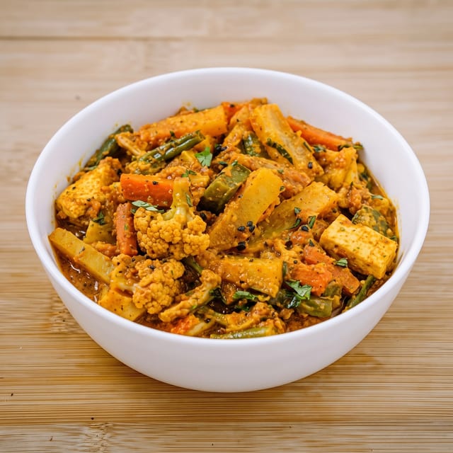 Mix Vegetables Jalfrezi.