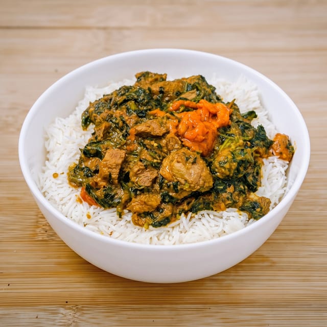 Beef Saag.