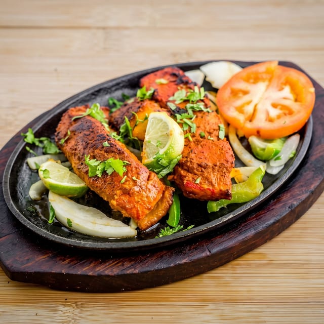 Salmon Tandoori.