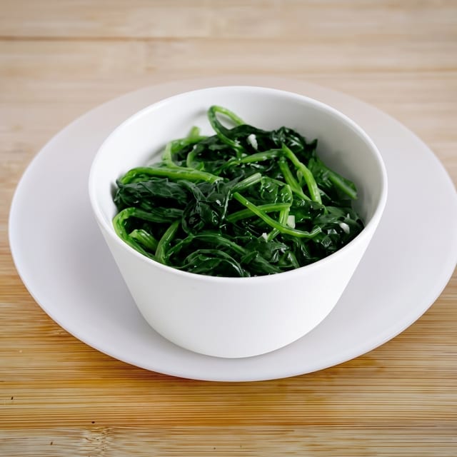 Sauteed Spinach.