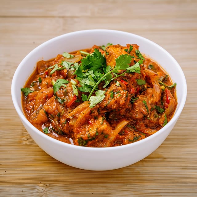 Lamb Jalfrezi.
